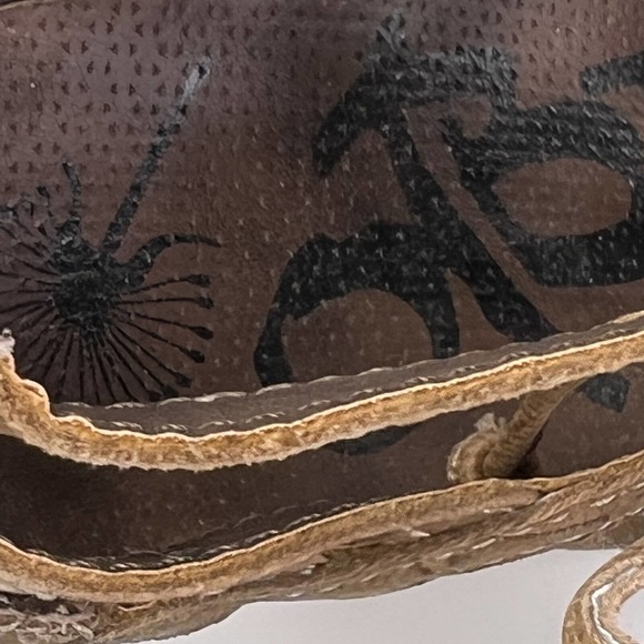 OTBT Brown Nomadic Summer Gladiator Wedge Heel Lace Up Strappy Sandals US 8.5 - Picture 8 of 9